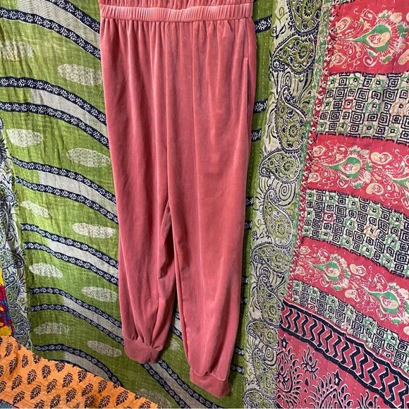 Saturday/ Sunday x Anthropologie Fawn Linda Velvet Jumpsuit Size Small - Picture 9 of 16